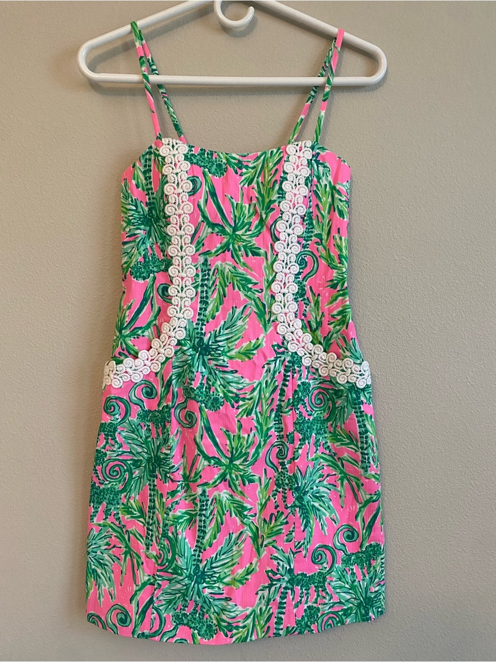 Lilly Pulitzer Shelli Stretch Dress Prosecco Pink Size 00